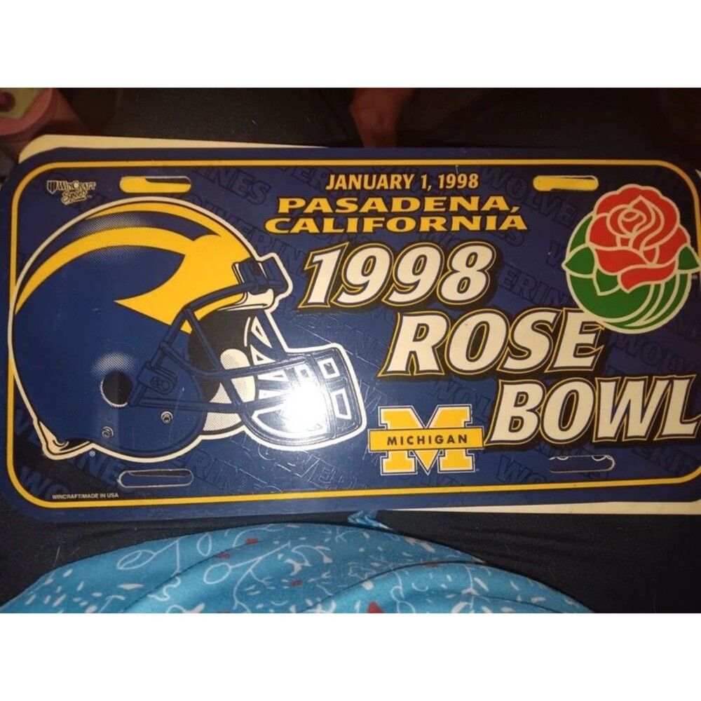 Rose Bowl License plate